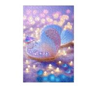 Puzzle 100 Piezas Playa Rosa Conchas Juego Educativo, Imposible Difícil Desafiante para Toda La Familia, Puzzle Adultos 100 Piezas 40x28 cm