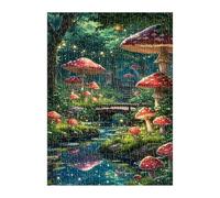 Puzzle 100 Piezas Selva Setas Río, Juego Educativo, Desarrolla la Concentraciòn Mentàl y la Logica, 40x28 cm Puzzles 100 Piezas Adultos