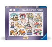 Puzzle 1000 Crazy Cat calendario