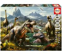 Puzzle 1000 Dinosaurios Feroces - EDUCA