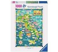 Puzzle 1000 mapa de vinos italianos