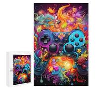 Puzzle 1000 PCS para adolescentes controladores vibrantes rompecabezas de obras de arte para adultos juegos de relajación regalos para mujeres regalos para amigos y familiares 1000 piezas