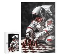 Puzzle 1000 PCS para adultos Astronauta Playing Chess Puzzles para Adultos Juguetes DIY Carreras de Velocidad Mano Oferta Como Regalo Para Toda la Familia 1000 PCS