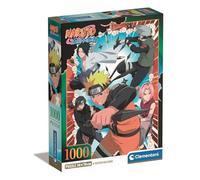 Clementoni Puzzle - Naruto Anime - Puzzle De 1000 Piezas para Adultos Puzzle De 500 Piezas, Rompecabezas Adultos, Entretenimento, 39831