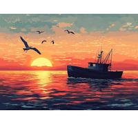 Puzzle 1000 Pieces Gabbiano del paesaggio Impossible Rompecabezas Juego Puzzle Madera Adultos para Adultos Y NiñOs A Partir De 14, Ejercer La Capacidad De Pensamiento LóGico, Regalos Festival O-6