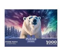 Puzzle 1000 Pieces Oso PolarToys | Puzzles 1000 Adults and Children | Northern Lights Puzzle of Children from 14 Years and Over | Puzzles for Adults | 38x26cm/1000pcs