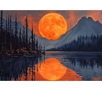 Puzzle 1000 Pieces Paesaggio al tramonto Impossible Rompecabezas Juego Puzzle Madera Adultos para Adultos Y NiñOs A Partir De 14, Ejercer La Capacidad De Pensamiento LóGico, Regalos Festival B-4