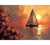 Puzzle 1000 Pieces Tramonto panoramico Impossible Rompecabezas Juegos Casuales Puzzle de Madera para Adultos y niños a Partir de 14, Cultivar la Paciencia y la concentración, Decoración del Hogar H-5