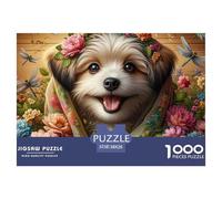Puzzle 1000 Piezas Abejas y Flores Silvestres, Naturaleza y biodiversidad, para Adultos, Relax