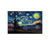 Puzzle 1000 Piezas, Abstracto Puzzle 1000 Piezas Madera 50x75cm con Caja de Papel de Colores y Bolsa de Malla Portátil, Rompecabezas Cielo Estrellado para Primavera Decoracion Pared Regalo LZPT-04217
