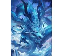 Puzzle 1000 Piezas Adultos, Dragón en el mar, Puzzle Imposible, Obra de Arte de Juego de Rompecabezas para Adultos