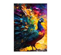 Puzzle 1000 Piezas Adultos Hermoso Pavo Real, Educativo Intelectual Descompresión Divertido Juego Familiar, Rompecabezas 1000 Piezas 75 x 50 cm