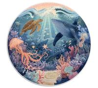 Puzzle 1000 Piezas Adultos Mundo Submarino Descubre Un Universo De Colores Con Tiburones, Corales Y Peces Tropicales. Piezas Resistentes Y Diseño Detallado. Ideal Para Relajarse, Mejorar La Concentrac