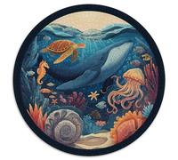 Puzzle 1000 Piezas Adultos Mundo Submarino Descubre Un Universo De Colores Con Tiburones, Corales Y Peces Tropicales. Piezas Resistentes Y Diseño Detallado. Ideal Para Relajarse, Mejorar La Concentrac