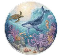 Puzzle 1000 Piezas Adultos Océano Profundo Descubre Criaturas Y Paisajes Submarinos En Este Puzzle De Alta Dificultad. Material Duradero Y Detalles Precisos Amantes De Los Desafíos Ment