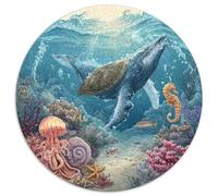 Puzzle 1000 Piezas Adultos Océano Profundo Descubre Criaturas Y Paisajes Submarinos En Este Puzzle De Alta Dificultad. Material Duradero Y Detalles Precisos Amantes De Los Desafíos Ment