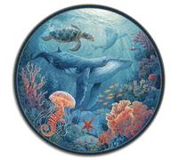Puzzle 1000 Piezas Adultos Océano Profundo Descubre Criaturas Y Paisajes Submarinos En Este Puzzle De Alta Dificultad. Material Duradero Y Detalles Precisos Amantes De Los Desafíos Ment