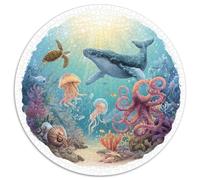 Puzzle 1000 Piezas Adultos Océano Y Fantasía Combinación De Realidad Y Elementos Míticos Como Sirenas Y Ciudades Sumergidas. Diseño Creativo Y Material De Calidad. Ideal Para Estimular La Imaginación.