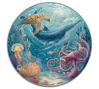 Puzzle 1000 Piezas Adultos Océano Y Fantasía Combinación De Realidad Y Elementos Míticos Como Sirenas Y Ciudades Sumergidas. Diseño Creativo Y Material De Calidad. Ideal Para Estimular La Imaginación.
