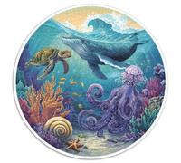 Puzzle 1000 Piezas Adultos Océano Y Fantasía Combinación De Realidad Y Elementos Míticos Como Sirenas Y Ciudades Sumergidas. Diseño Creativo Y Material De Calidad. Ideal Para Estimular La Imaginación.