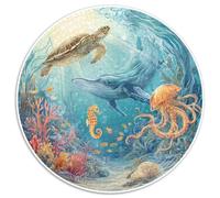 Puzzle 1000 Piezas Adultos Océano Y Fantasía Combinación De Realidad Y Elementos Míticos Como Sirenas Y Ciudades Sumergidas. Diseño Creativo Y Material De Calidad. Ideal Para Estimular La Imaginación.