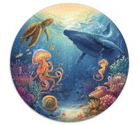 Puzzle 1000 Piezas Adultos Océano Y Fantasía Combinación De Realidad Y Elementos Míticos Como Sirenas Y Ciudades Sumergidas. Diseño Creativo Y Material De Calidad. Ideal Para Estimular La Imaginación.