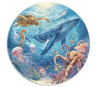 Puzzle 1000 Piezas Adultos Océano Y Fantasía Combinación De Realidad Y Elementos Míticos Como Sirenas Y Ciudades Sumergidas. Diseño Creativo Y Material De Calidad. Ideal Para Estimular La Imaginación.