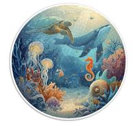 Puzzle 1000 Piezas Adultos Océano Y Fantasía Combinación De Realidad Y Elementos Míticos Como Sirenas Y Ciudades Sumergidas. Diseño Creativo Y Material De Calidad. Ideal Para Estimular La Imaginación.