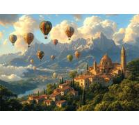Puzzle 1000 Piezas Adultos Orilla del lago Puzle Imposible Villa Arte Jigsaw Puzzles Educa de Rompecabezas y Juego Familiar para Adultos y Adolescente a Partir de 14 Años Entretenimiento Regalos P-518