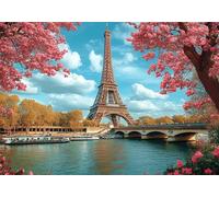 Puzzle 1000 Piezas Adultos París Puzle Imposible Arquitectura Arte Jigsaw Puzzles Educa de Rompecabezas y Juego Familiar para Adultos y Adolescente a Partir de 14 Años Entretenimiento Regalos P-227