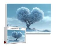 Puzzle 1000 Piezas Adultos, Puzzle Amar XXL 75 x 50 cm, Invierno Rompecabezas Adultos Desafiantes Imposible, DIY Jigsaw Arte Ivertido Juego Familiar, Regalos de Pascua para Hombres y Mujeres Y-6