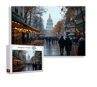 Puzzle 1000 Piezas Adultos, Puzzle Calle XXL 75 x 50 cm, Arquitectura Rompecabezas Adultos Desafiantes Imposible, DIY Jigsaw Arte Ivertido Juego Familiar, Regalos de Pascua para Hombres y Mujeres A-5