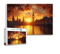 Puzzle 1000 Piezas Adultos, Puzzle Gran Ben XXL 75 x 50 cm, Paisaje Rompecabezas Adultos Desafiantes Imposible, DIY Jigsaw Arte Ivertido Juego Familiar, Regalos de Pascua para Hombres y Mujeres S-1