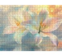 Puzzle 1000 Piezas Adultos, Rompecabezas de Madera 75 x 50 cm Gran Detalle y Colores Vivos - Un Desafío Divertido para Familia y Amigos, Actividad Creativa y Regalo Educativo, sueño Lirio-2 f0-782