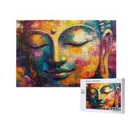 Puzzle 1000 Piezas Adultos, Zen Puzzle Color Patrón Diseño, 75x50cm Gran Formato Jigsaw Adultos DIY Artesanía con Embalaje de Caja de Regalo, Home Room Wall Decor, Regalo Mujer Hombre, Model545