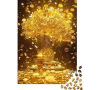 Puzzle 1000 Piezas Albero Della ricchezza D'oro Rompecabezas 70x50cm/1000pcs Regalos para Adultos Y Niños DIY Creative Intelectual Desafío