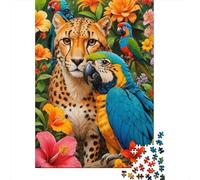 Puzzle 1000 Piezas Amici Degli animali Della giungla Rompecabezas 52x38cm/1000pcs Regalos para Adultos Y Niños DIY Juegos Únicos De Desafío