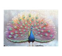 Puzzle 1000 Piezas Animal, Puzzle Pavo Real para Adultos, un Rompecabezas Desafiante para Adultos, Rompecabezas Madera para Toda la Familia, Puzzles con Caja para Decoracion Hogar, Regalo Mujer, -8534