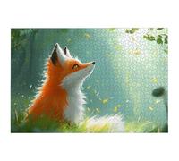 Puzzle 1000 Piezas Animal, Puzzle Zorro para Adultos, un Rompecabezas Desafiante para Adultos, Rompecabezas Madera para Toda la Familia, Puzzles con Caja para Decoracion Hogar, Regalo Mujer, -7184