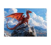 Puzzle 1000 Piezas Animales Puzzles Dragón Medidas 75x50cm Rompecabezas para Adultos Entretenimiento Creativo, Divertido Clásico Rompecabezas Juguetes Educativos Regalos Originales para Mujer J-98