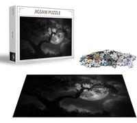 Puzzle 1000 Piezas Árbol Puzzle 1000 Piezas Luna Rompecabezas Adultos, Jigsaw PanoramicoRompecabezas Pieza de Madera, Diversión en Familia Jigsaws Educa para Adultos y Niñs A Partir de 14 Años x-1485