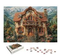 Puzzle 1000 Piezas Arquitectura para Adultos, Puzzle Estética de Madera con Caja Regalo para Adultos, Rompecabezas Desafiante para Toda la Familia, Rompecabezas para Regalo Mujer, Regalo Hombre, -7043