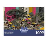 Puzzle 1000 Piezas - Arquitectura Urbana, Arte Arquitectura, Rompecabezas Desafiante, Regalo para Hombres Y Mujeres, 38x26cm/1000pcs
