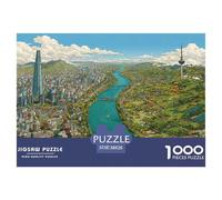 Puzzle 1000 Piezas - Arquitectura Urbana, Arte Arquitectura, Rompecabezas para Adultos, Desafiante, para Toda La Familia, 38x26cm/1000pcs