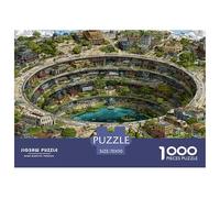 Puzzle 1000 Piezas - Arquitectura Urbana, Arte Arquitectura, Rompecabezas para Adultos Y Familia, Regalo para Hombres Y Mujeres, 70x50cm/1000pcs