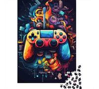 Puzzle 1000 Piezas Arte del Controller di gioco Rompecabezas 70x50cm/1000pcs Regalos para Adultos Y Niños Cartón 100% Reciclado Descompresión