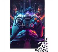 Puzzle 1000 Piezas Arte del Controller di gioco Rompecabezas 70x50cm/1000pcs Regalos para Adultos Y Niños Cartón 100% Reciclado Creative Intelectual Desafío
