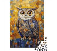 Puzzle 1000 Piezas Arte del Mosaico del búho Rompecabezas 38x26cm/1000pcs Regalos para Adultos Y Niños DIY Descompresión