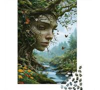 Puzzle 1000 Piezas Arte Della DEA Della Foresta Rompecabezas 52x38cm/1000pcs Regalos para Adultos Y Niños DIY Descompresión