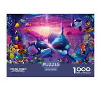 Puzzle 1000 Piezas Ballena asesinaJuego Educativo Pasatiempo Creativo The Underwater World Regalo, Diversión para Adultos Y Niños 70x50cm/1000pcs